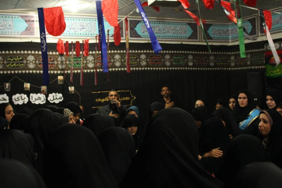 برگزاری مراسم آیین استقبال از پیکر مطهر شهید گمنام در مرکز آموزش عالی حضرت خدیجه کبری (س) دزفول 6