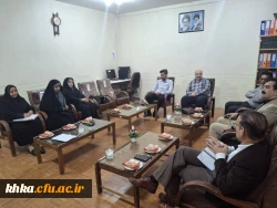  نشست صمیمانه رئیس مرکز با اعضای محترم هیئت علمی و ماموران آموزشی   2