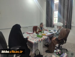 برگزاری مصاحبه تخصصی اساتید گروه تربیت اسلامی در مرکز آموزش عالی حضرت خدیجه کبری(س) دزفول  2