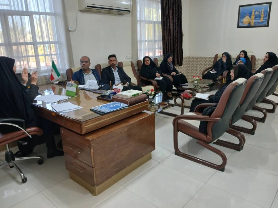 برگزاری جلسه هماهنگی آزمون های نیمسال اول سال تحصیلی 1405-1404 مرکز آموزش عالی حضرت خدیجه کبری(س) دزفول  4