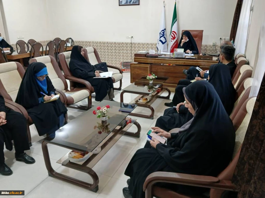 برگزاری جلسه هماهنگی آزمون های نیمسال اول سال تحصیلی 1405-1404 مرکز آموزش عالی حضرت خدیجه کبری(س) دزفول  6