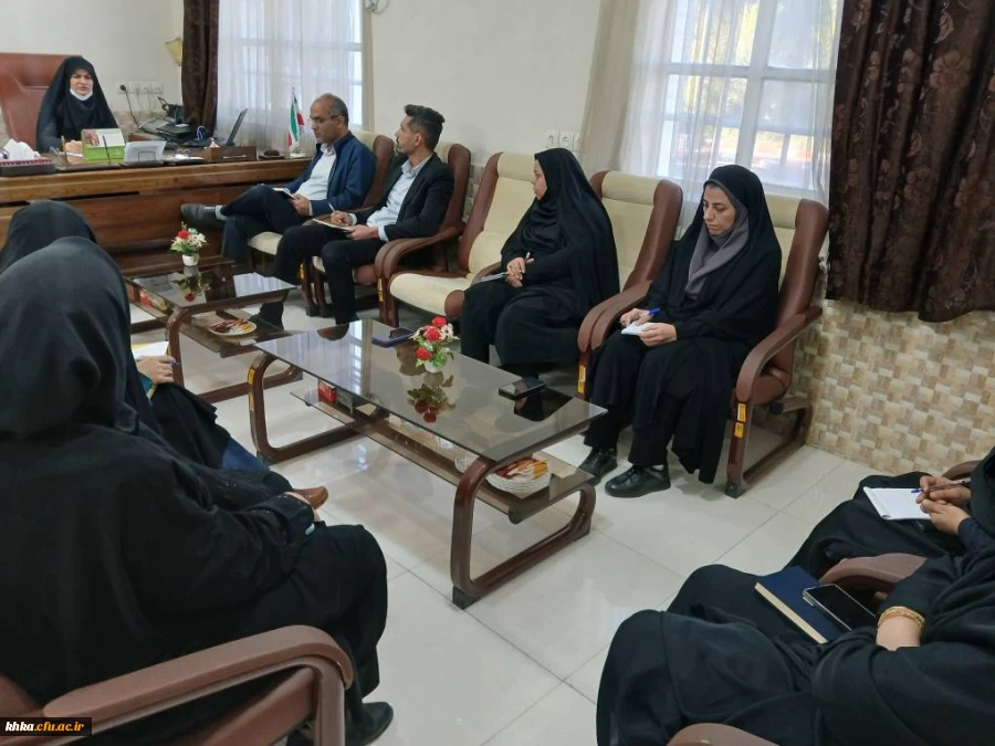 برگزاری جلسه هماهنگی آزمون های نیمسال اول سال تحصیلی 1405-1404 مرکز آموزش عالی حضرت خدیجه کبری(س) دزفول  7