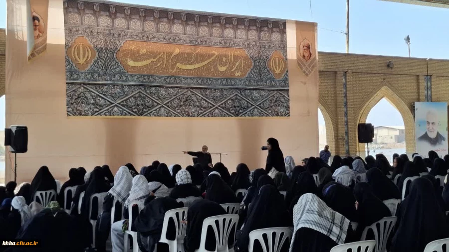 کاروان راهیان نور مرکز آموزش عالی حضرت خدیجه کبری(س) دزفول در سفری سه روزه به مناطق عملیاتی جنوب 5