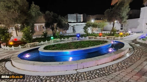 نمایی از محوطه سرای دانشجویی
