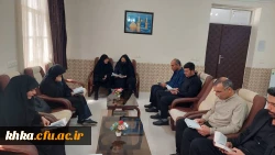 قرائت دسته جمعی دعای توسل توسط همکاران حاضر در مرکز آموزش عالی خدیجه کبری (س) دزفول 3