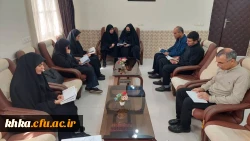 قرائت دسته جمعی دعای توسل توسط همکاران حاضر در مرکز آموزش عالی خدیجه کبری (س) دزفول 4