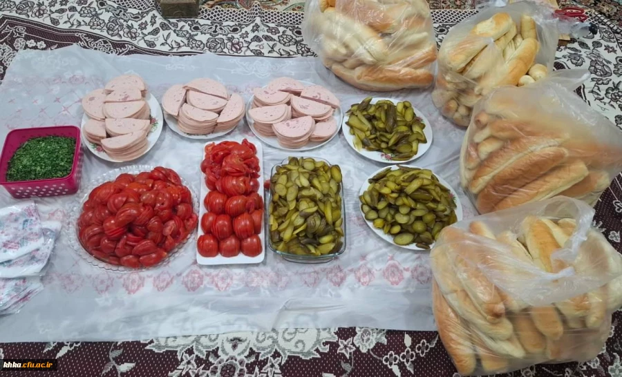  تهیه و توزیع وعده غذایی برای حافظان امنیت 4