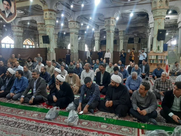 حضور رئیس و کارکنان مرکز آموزش عالی حضرت خدیجه کبری(س) در اجتماع دانشگاهیان شهرستان دزفول 3