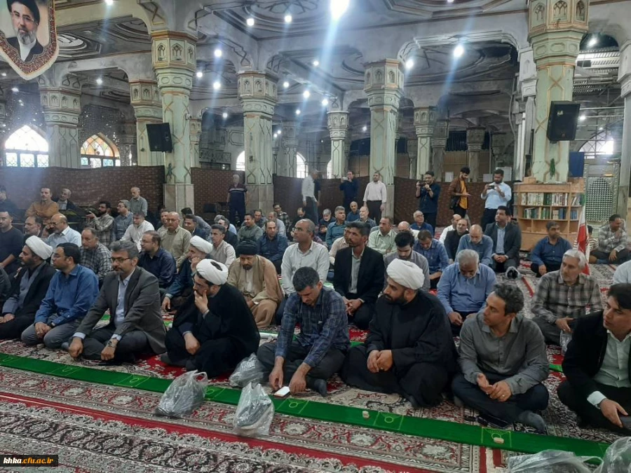 حضور رئیس و کارکنان مرکز آموزش عالی حضرت خدیجه کبری(س) در اجتماع دانشگاهیان شهرستان دزفول 3