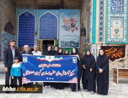 حضور رئیس و کارکنان مرکز آموزش عالی حضرت خدیجه کبری(س) در اجتماع دانشگاهیان شهرستان دزفول 4
