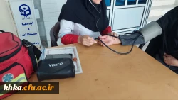 برگزاری ایستگاه سلامت بمناسبت هفته سلامت در ساختمان آموزش وسرای دانشجویی مرکز آموزش عالی حضرت خدیجه کبری (س) 4