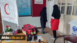 برگزاری ایستگاه سلامت بمناسبت هفته سلامت در ساختمان آموزش وسرای دانشجویی مرکز آموزش عالی حضرت خدیجه کبری (س) 6