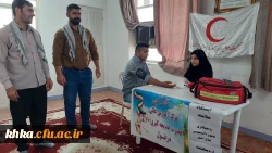 برگزاری ایستگاه سلامت بمناسبت هفته سلامت در ساختمان آموزش وسرای دانشجویی مرکز آموزش عالی حضرت خدیجه کبری (س) 12