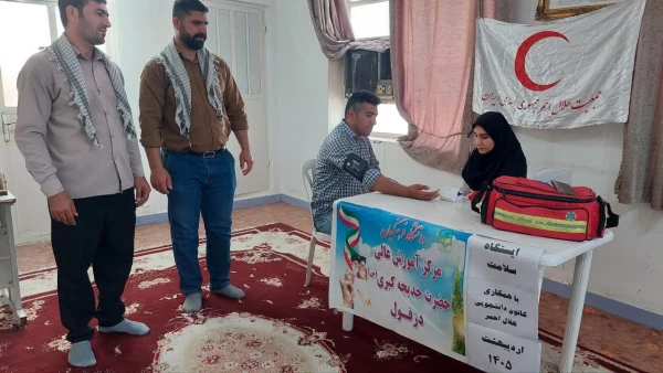 برگزاری ایستگاه سلامت بمناسبت هفته سلامت در ساختمان آموزش وسرای دانشجویی مرکز آموزش عالی حضرت خدیجه کبری (س) 13