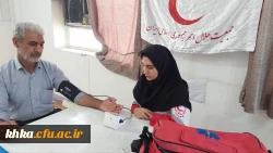 برگزاری ایستگاه سلامت بمناسبت هفته سلامت در ساختمان آموزش وسرای دانشجویی مرکز آموزش عالی حضرت خدیجه کبری (س) 14
