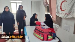 برگزاری ایستگاه سلامت بمناسبت هفته سلامت در ساختمان آموزش وسرای دانشجویی مرکز آموزش عالی حضرت خدیجه کبری (س) 18