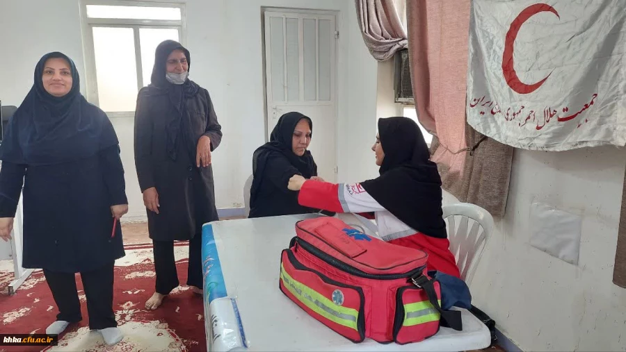 برگزاری ایستگاه سلامت بمناسبت هفته سلامت در ساختمان آموزش وسرای دانشجویی مرکز آموزش عالی حضرت خدیجه کبری (س) 18