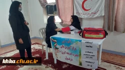 برگزاری ایستگاه سلامت بمناسبت هفته سلامت در ساختمان آموزش وسرای دانشجویی مرکز آموزش عالی حضرت خدیجه کبری (س) 19
