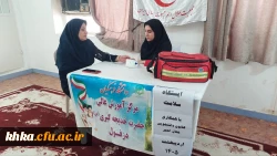 برگزاری ایستگاه سلامت بمناسبت هفته سلامت در ساختمان آموزش وسرای دانشجویی مرکز آموزش عالی حضرت خدیجه کبری (س) 20