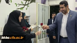 برگزاری مراسم ضیافت شام به مناسبت دهه سرآمدی آموزش و هفته معلم در مرکز آموزش عالی حضرت خدیجه کبری (س)دزفول 7