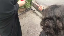 حضور کارمندان و دانشجومعلمان مرکز آموزش عالی حضرت خدیجه کبری (س) در راهپیمایی 22 بهمن و برپایی غرفه کودک 2